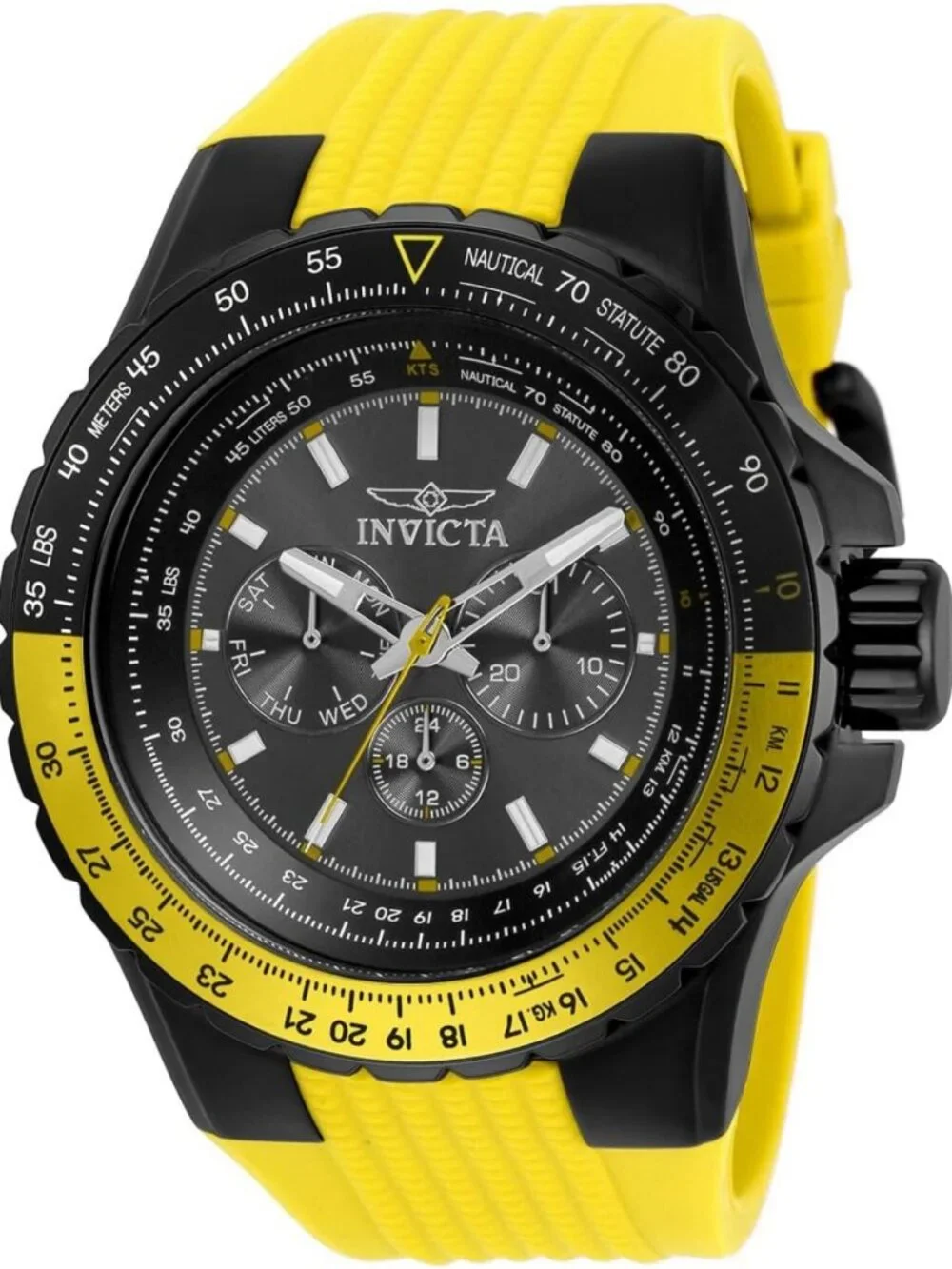Stylish Men's Aviator Quartz Watch - Water Resistant, Chronograph, Sleek Design
